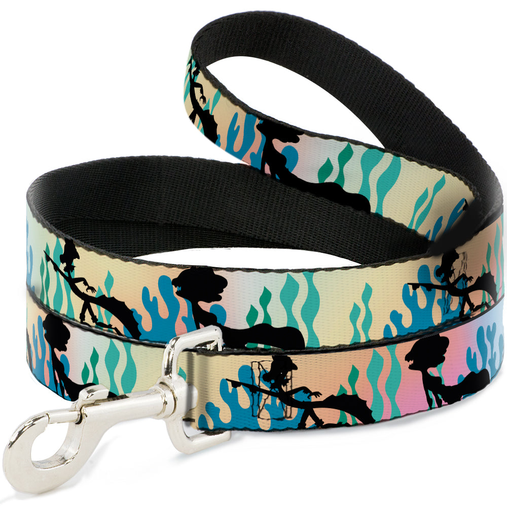 Dog Leash - Luca and Alberto Sea Monsters Underwater Silhouette Ombre/Black