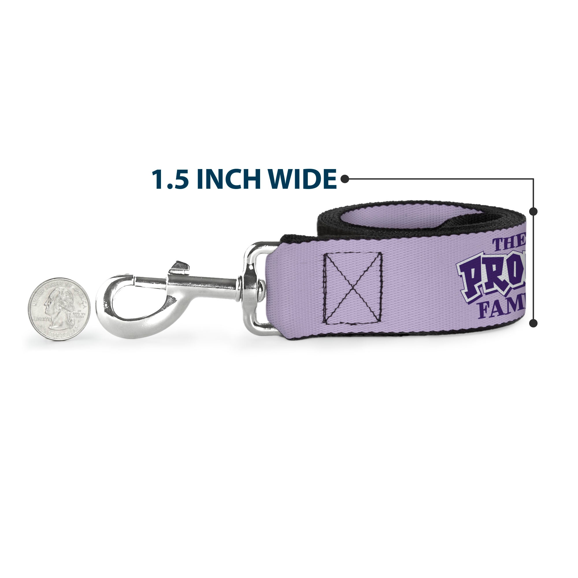 Dog Leash - Aladdin Jasmine Palace Pose with Script and Flowers White/Purples - HT Animal Supply