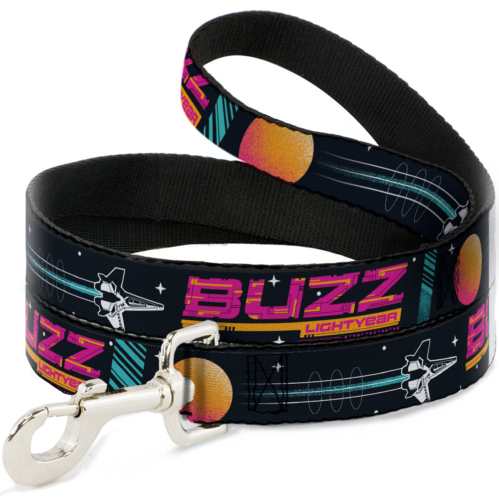 Dog Leash - BUZZ LIGHTYEAR Hyper Speed Spaceship Black/Multi Color