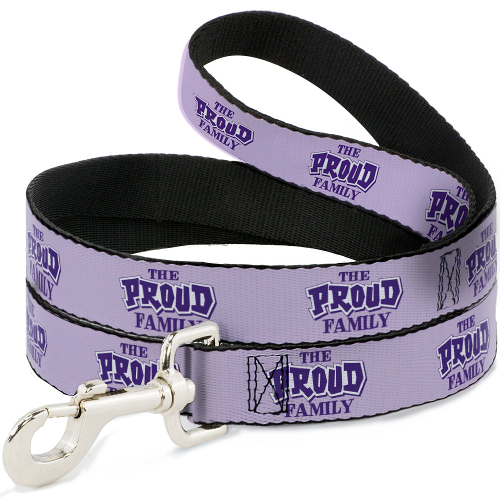 Dog Leash - THE PROUD FAMILY Title Logo Purples 