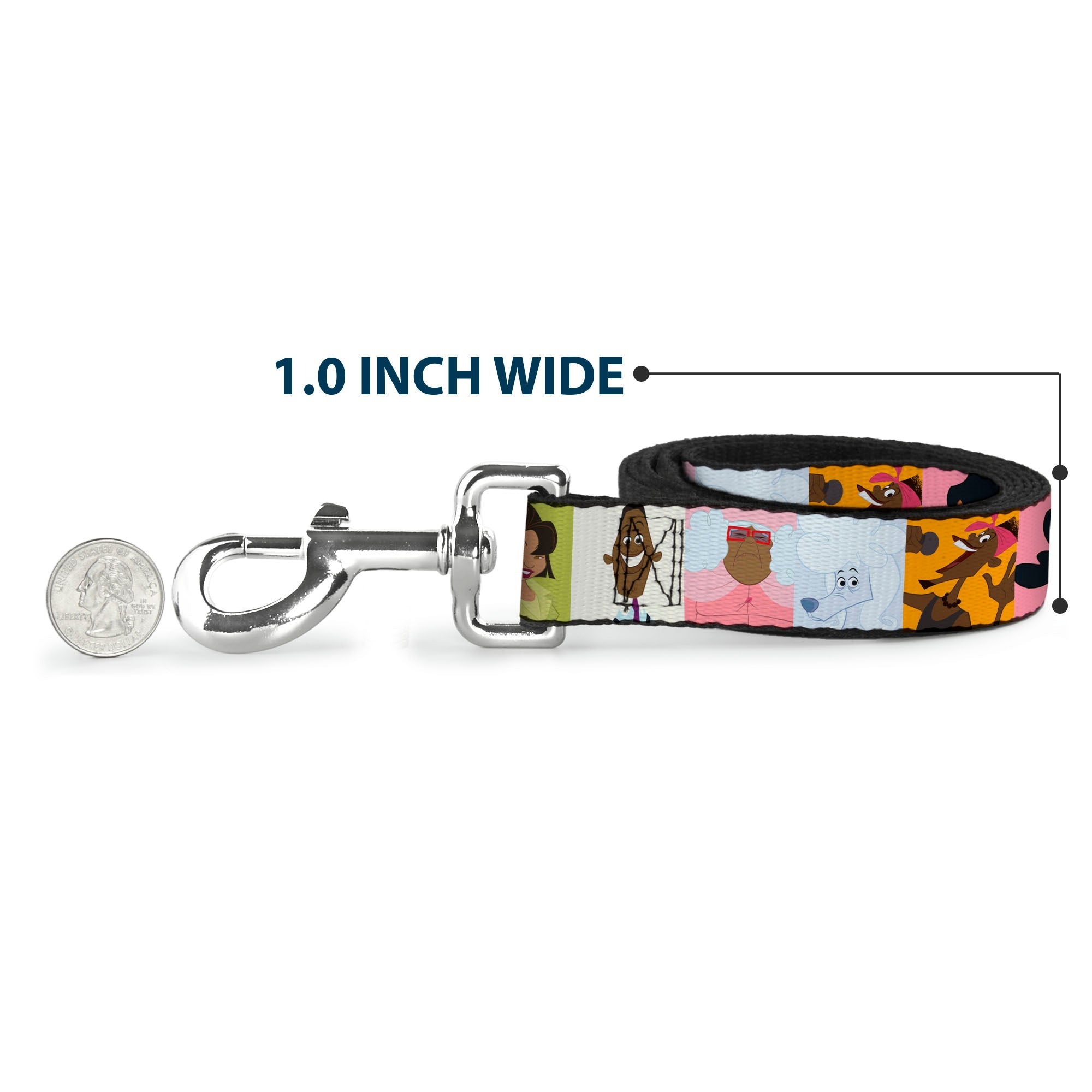Dog Leash - The Proud Family 6-Character Block Poses - HT Animal Supply