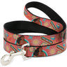 Dog Leash - Moana Pose and Icons Collage Pink