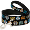 Buckle-Down Disney Chip & Dale Expression Bubbles Dog Leash