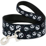 Dog Leash - The Nightmare Before Christmas Smiling Jack Moon and Stars Black