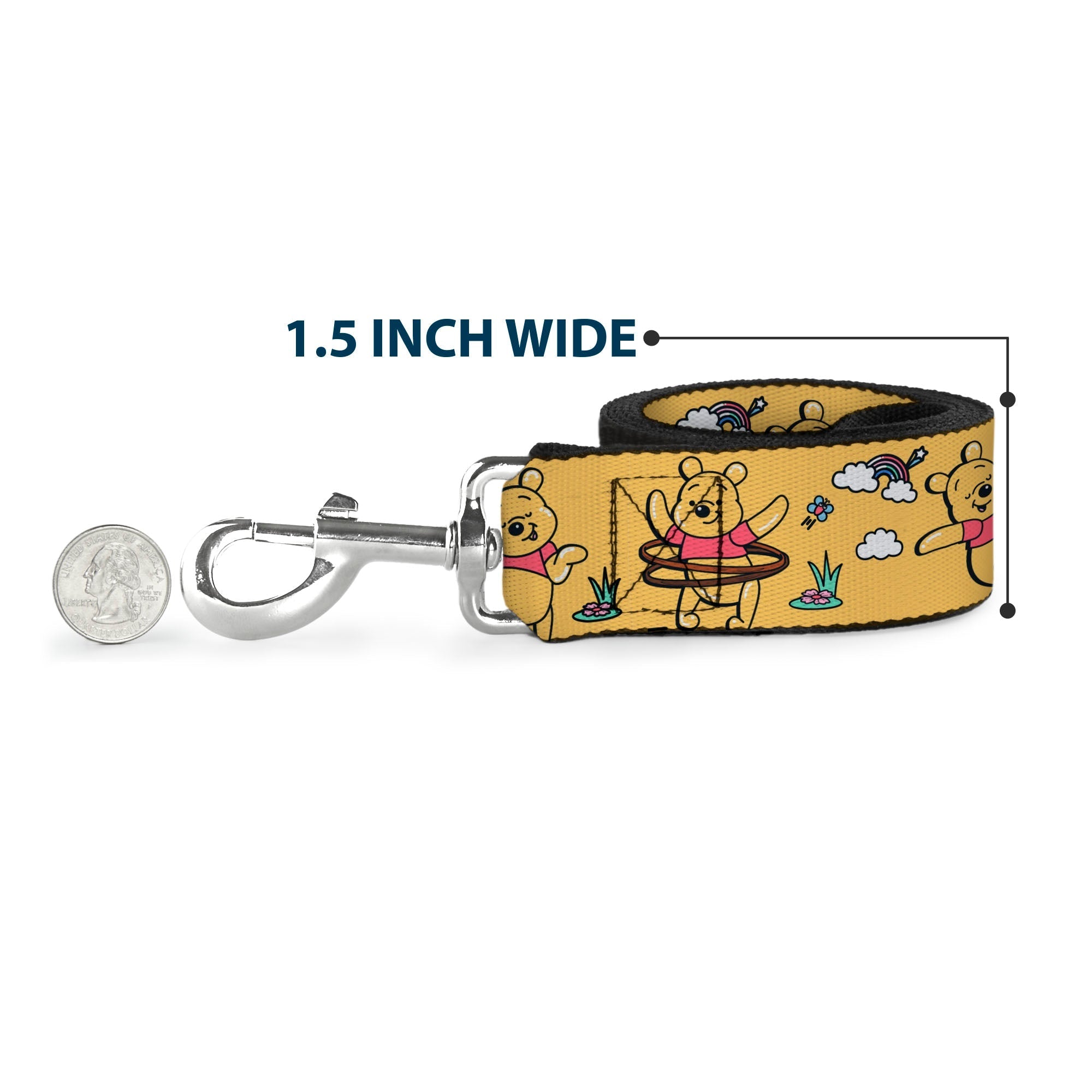 Dog Leash - Mickey Mouse Ears Icon Red/White 