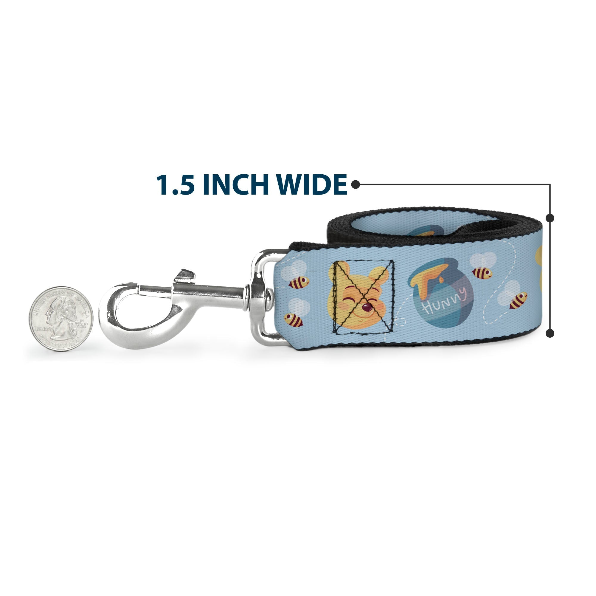 Dog Leash - Lilo & Stitch Stitch Flip Expressions Close-Up Blues/Pinks - HT Animal Supply