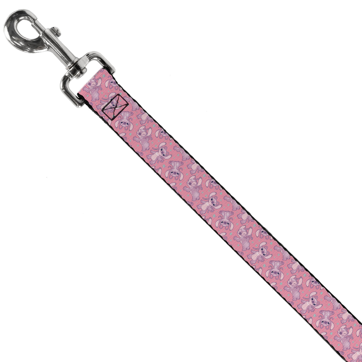 Dog Leash - Lilo & Stitch Angel Poses Scattered Pinks 