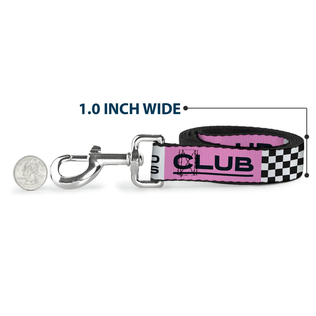 Dog Leash - Sensational Six GOOD VIBES CLUB Pose Blocks Multi Color 