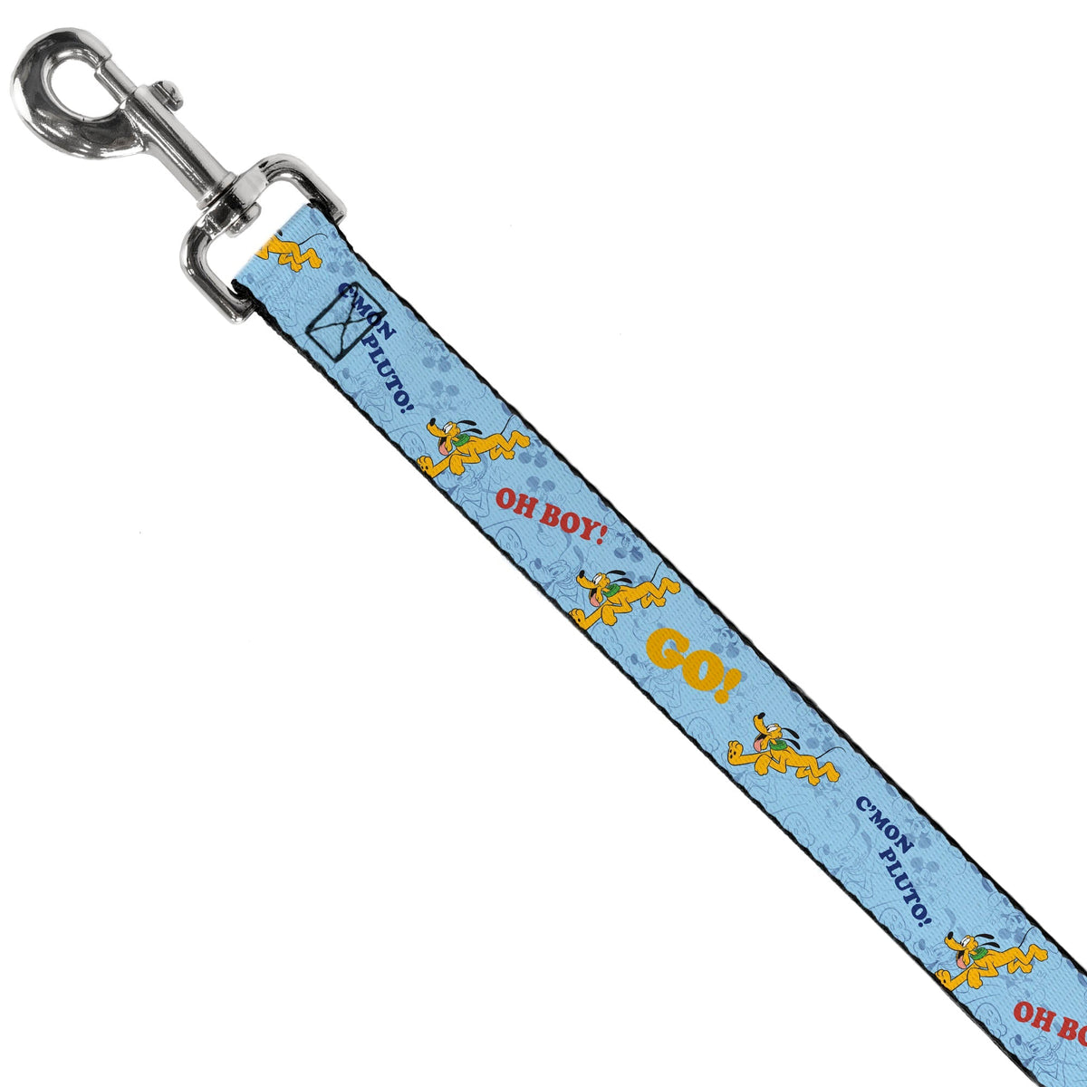 Dog Leash - Disney Pluto Poses and Quotes Blues/Red/Yellow 