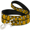 Buckle-Down Disney Pluto Expressions Orange Dog Leash