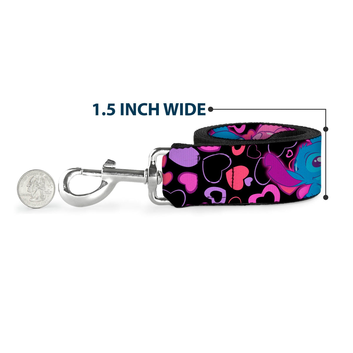 Dog Leash - Winnie the Pooh Chibi Pose and Expressions Scattered White 