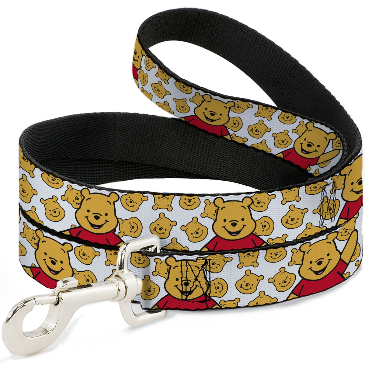 Dog Leash - Winnie the Pooh Chibi Pose and Expressions Scattered White 