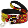 Buckle-Down DC the Flash Boom-Kaboom! Dog Leash