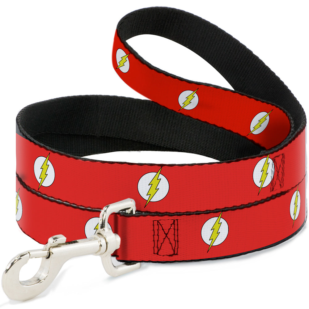 Dog Leash - Flash Logo Red/White/Yellow 