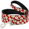 Buckle-Down DC Flash Logo Red/White/Yellow Dog Leash