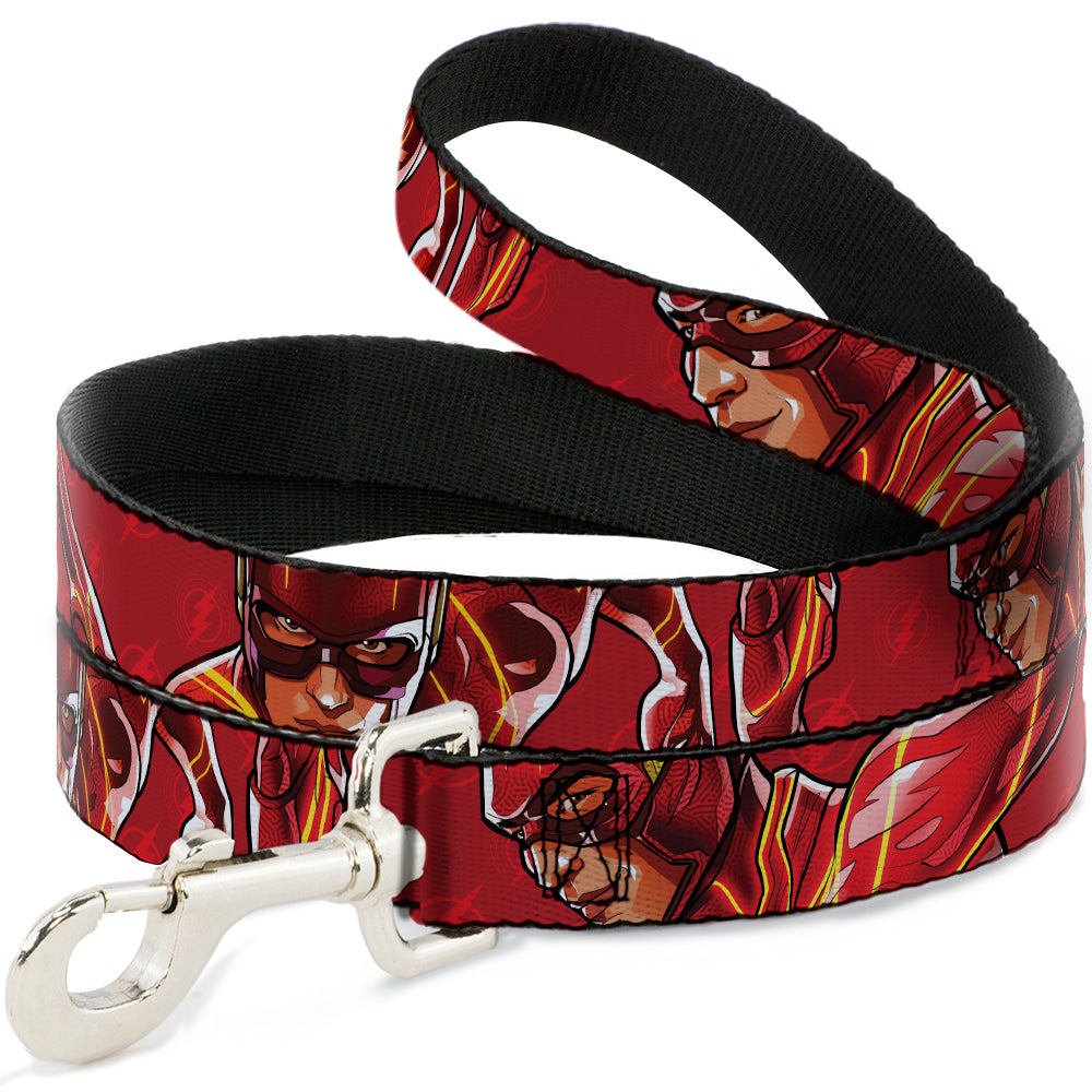 Dog Leash - The Flash 2023 2-Poses Close-Up Reds - HT Animal Supply