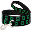 Buckle-Down DC Green Lantern Logo Black/Green Dog Leash