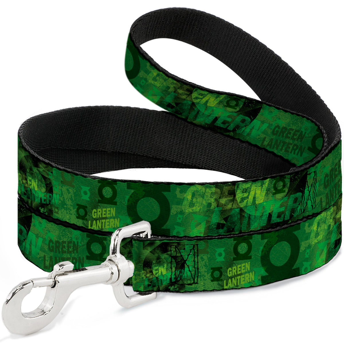 Buckle-Down DC Green Lantern & Logo Collage Weathered Dog Leash