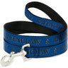 Dog Leash - Harry Potter RAVENCLAW & Crest Blue/Black