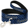 Dog Leash - Harry Potter RAVENCLAW Checker Blues/Grays