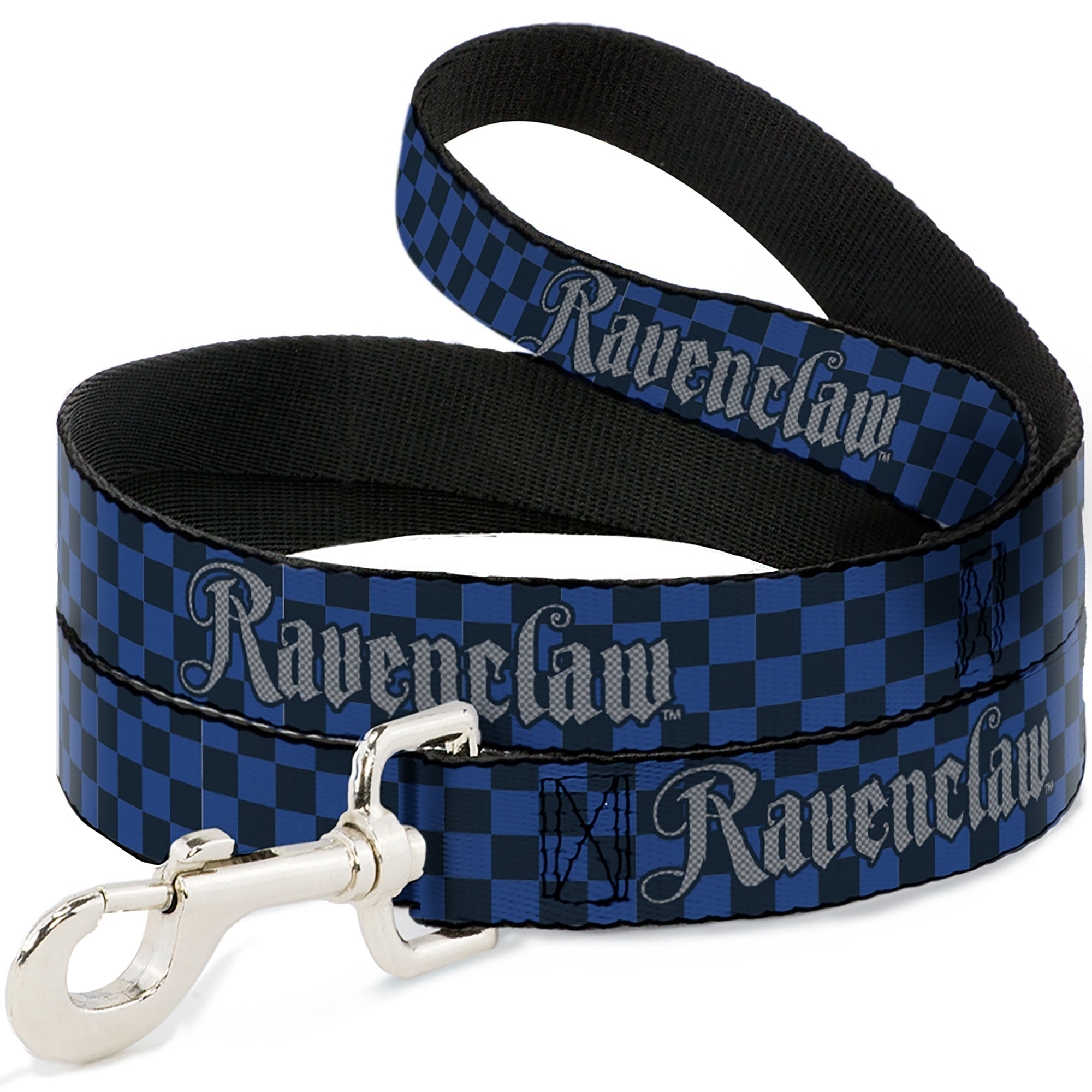 Dog Leash - Harry Potter RAVENCLAW Checker Blues/Grays - HT Animal Supply