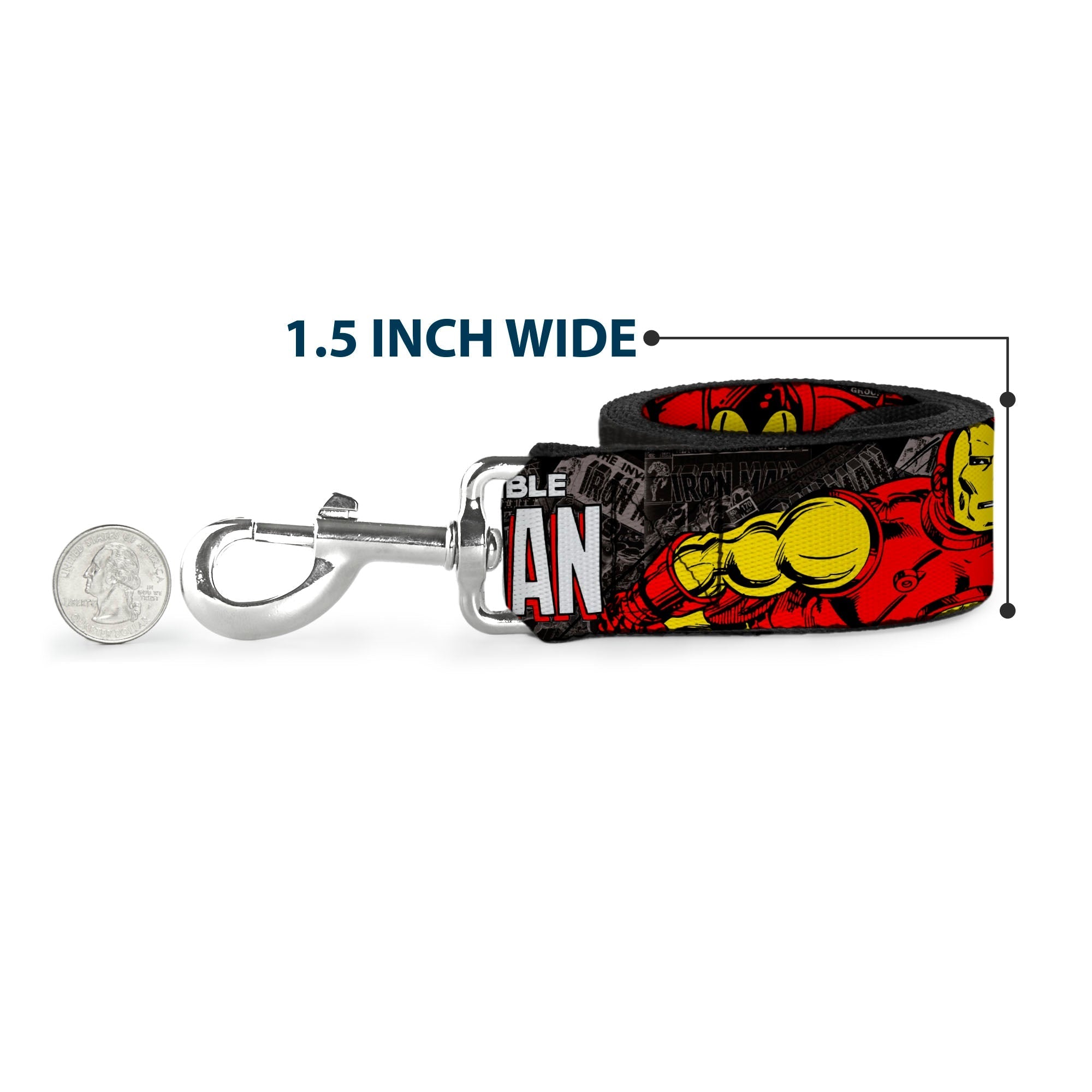 Dog Leash - THE INVINCIBLE IRON MAN Stacked Comic Books/Action Poses 