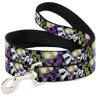 Dog Leash - Invader Zim GIR DOOM Pose Checker Black/Gray