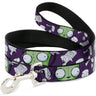 Dog Leash - Invader Zim GIR Poses and Sketch Purple