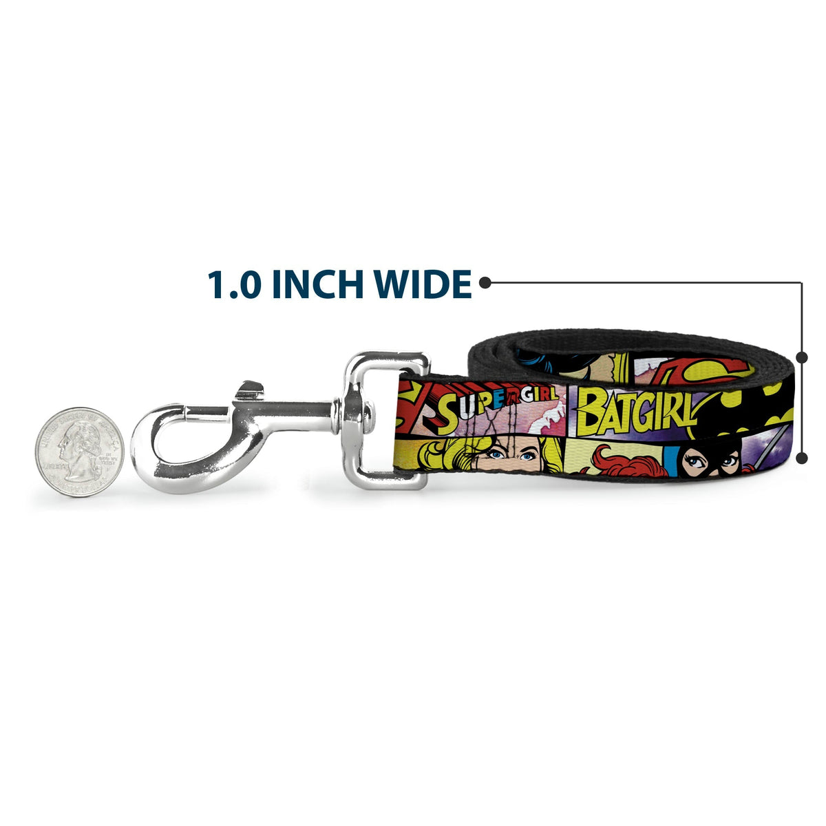 Dog Leash - Superheroines Wonder Woman/Supergirl/Batgirl 