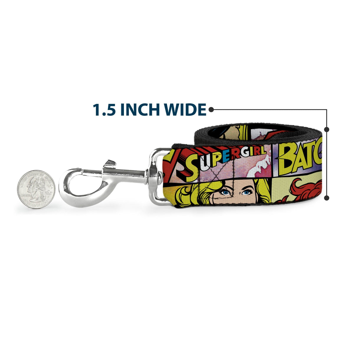 Dog Leash - Superheroines Wonder Woman/Supergirl/Batgirl 