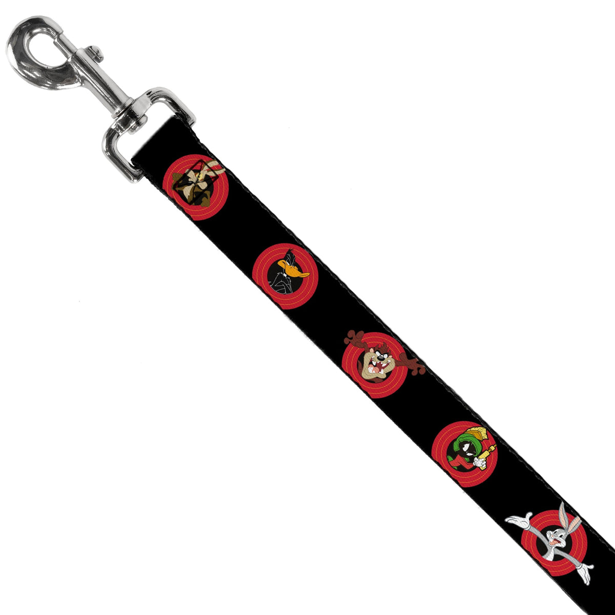 Dog Leash - Looney Tunes Characters Bullseye Pose Black 