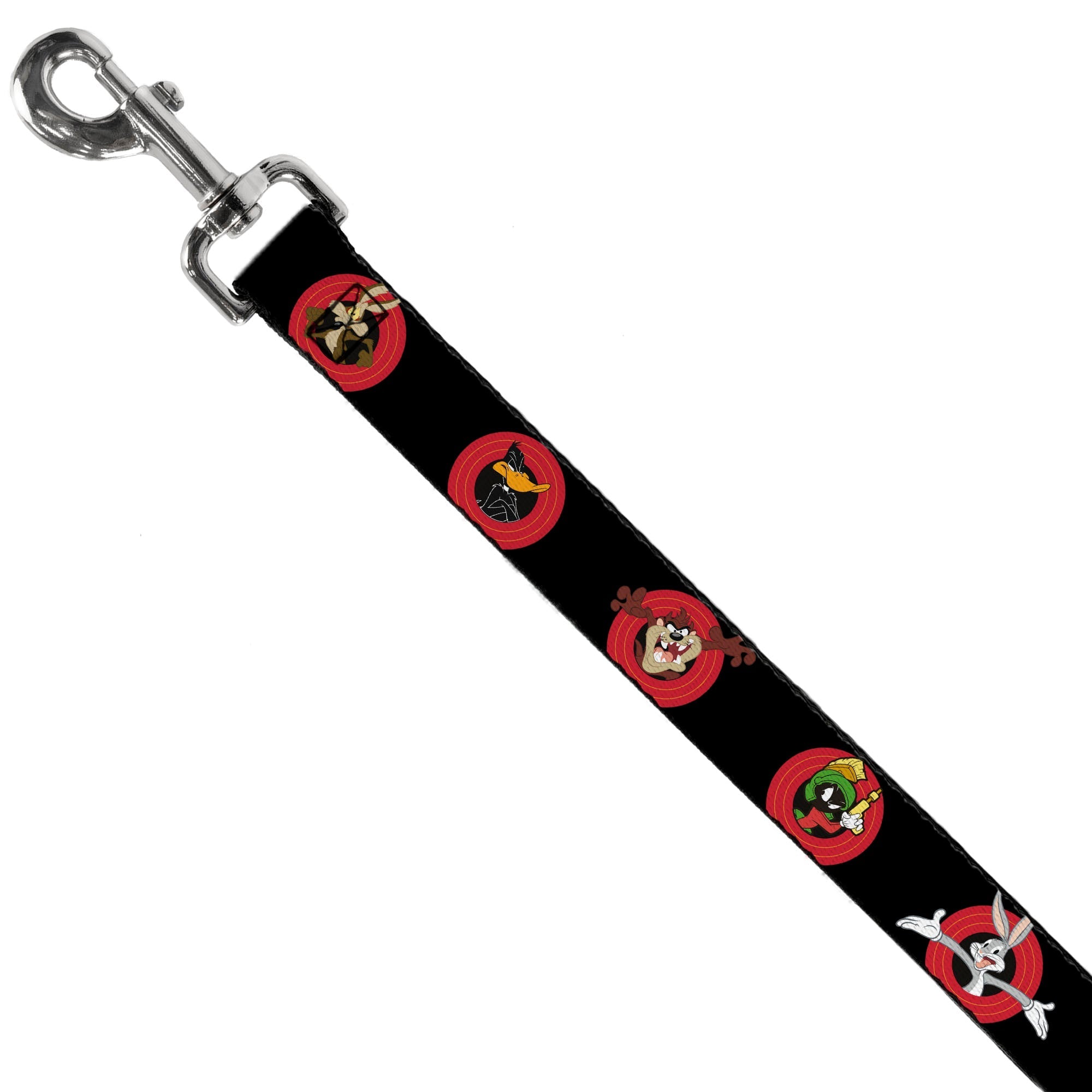 Dog Leash - Looney Tunes Characters Bullseye Pose Black 
