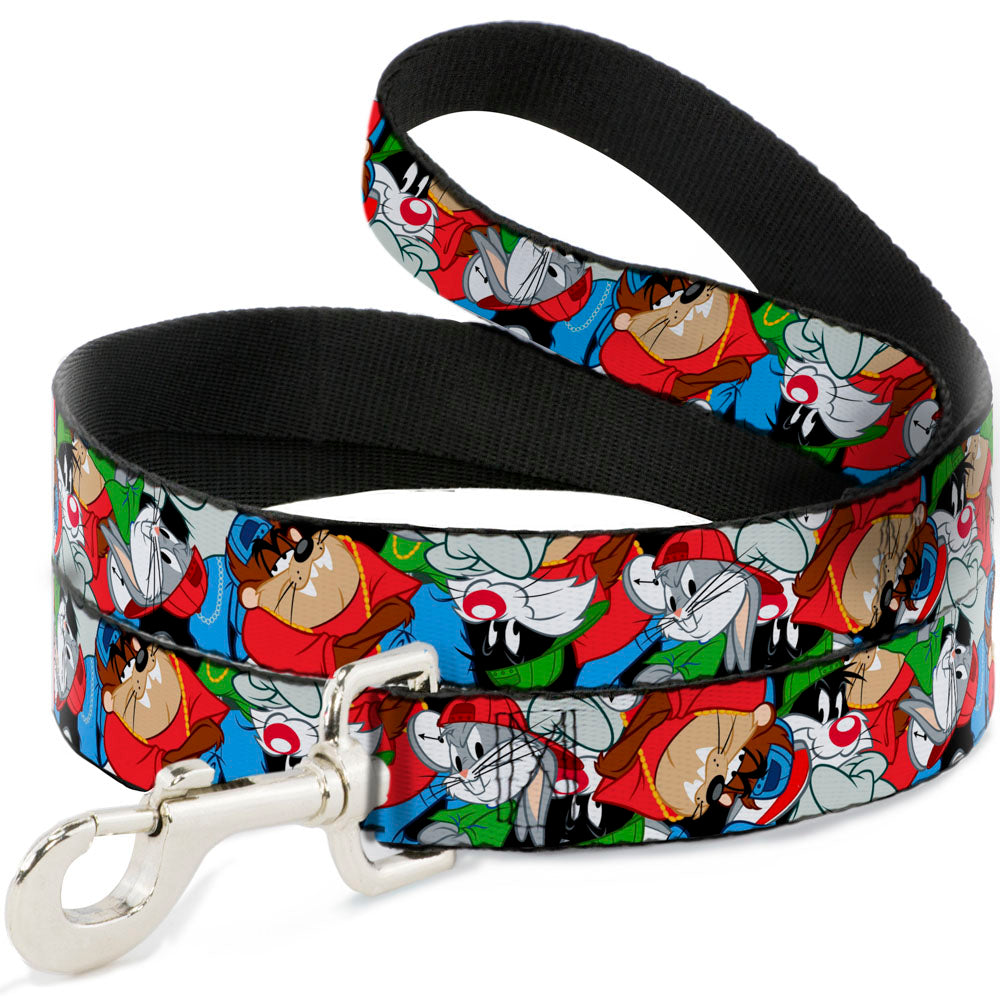 Dog Leash - Looney Tunes 3-B-Boy Stance Character Poses Stacked 