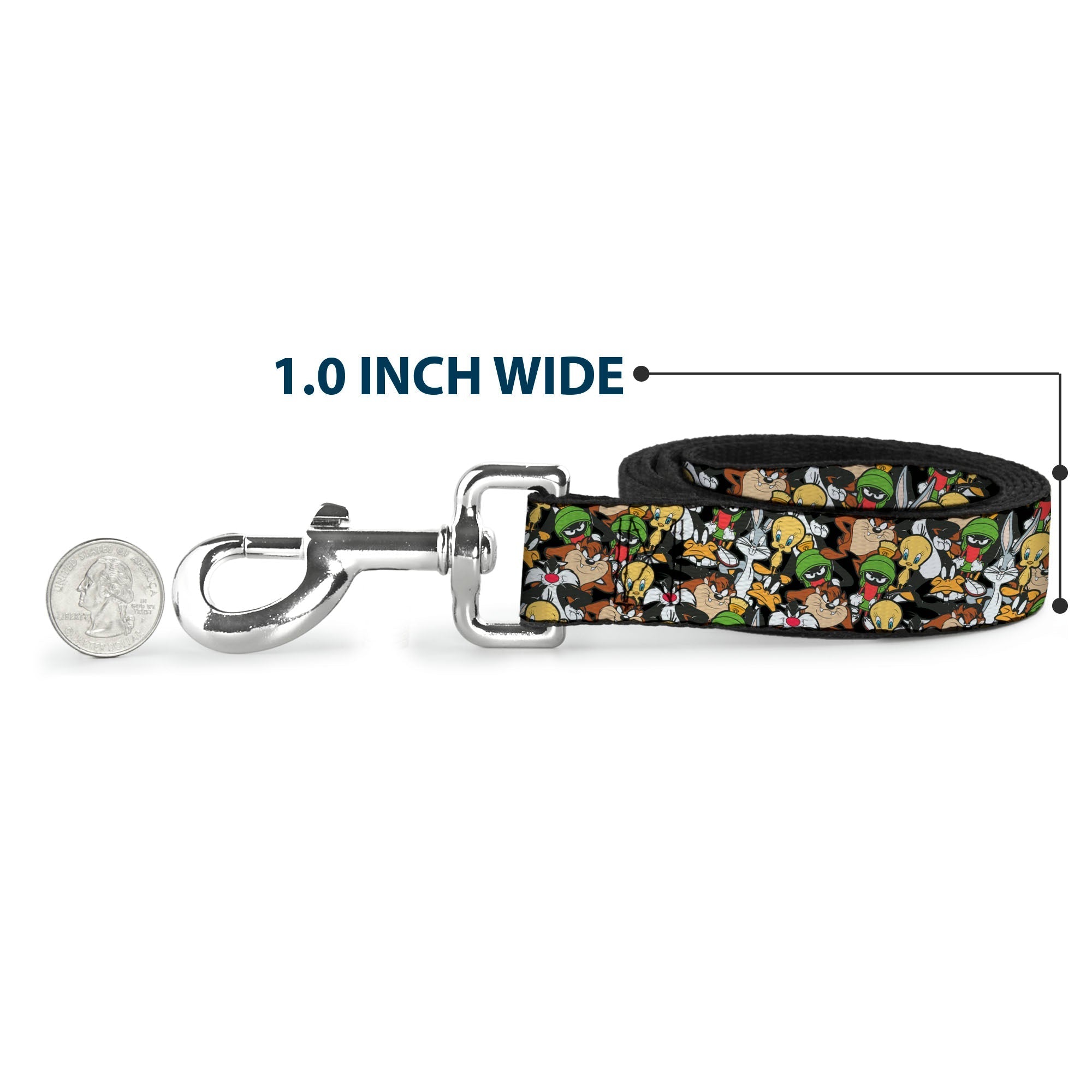 Dog Leash - Looney Tunes 6-Character Stacked Collage4