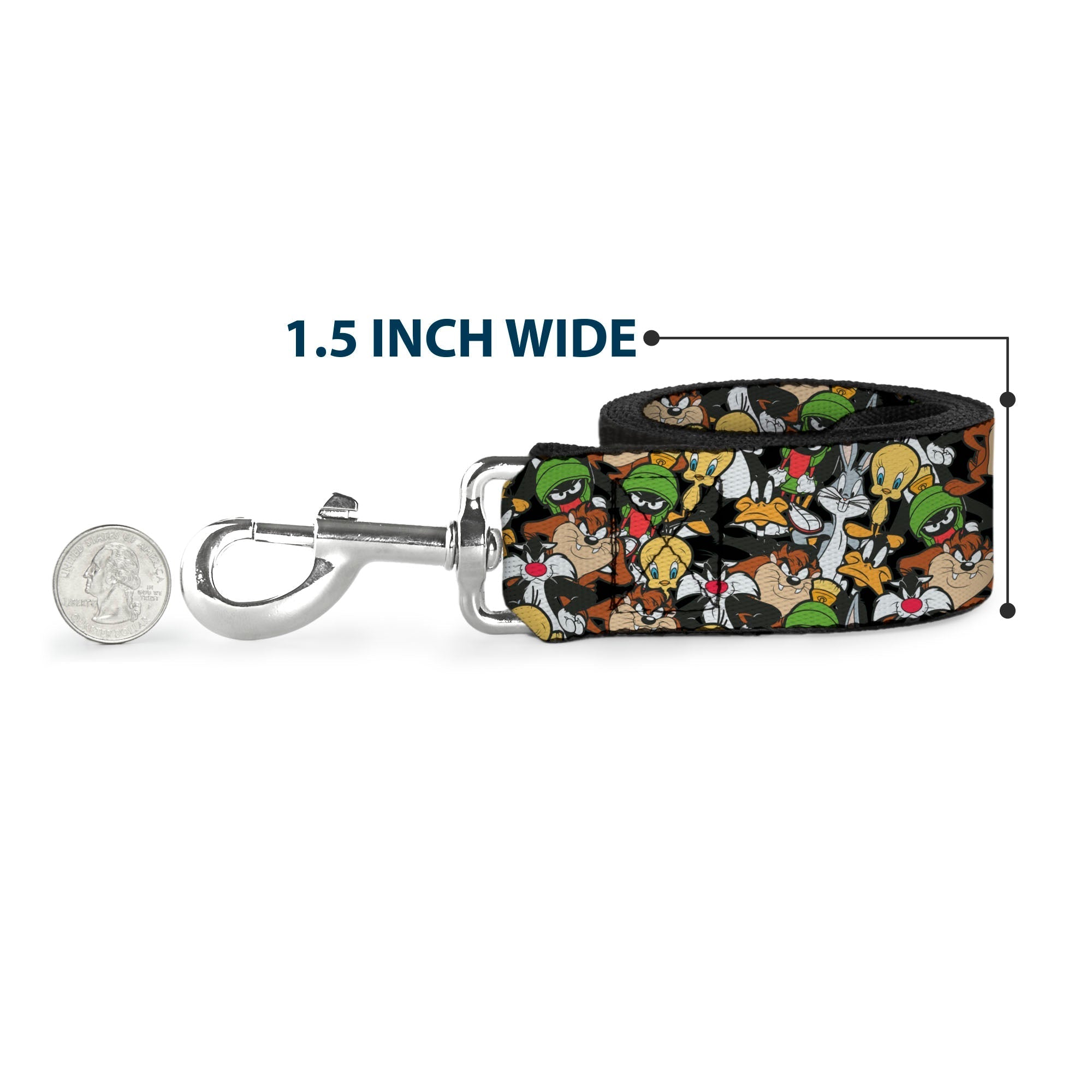 Dog Leash - Looney Tunes 6-Character Stacked Collage4