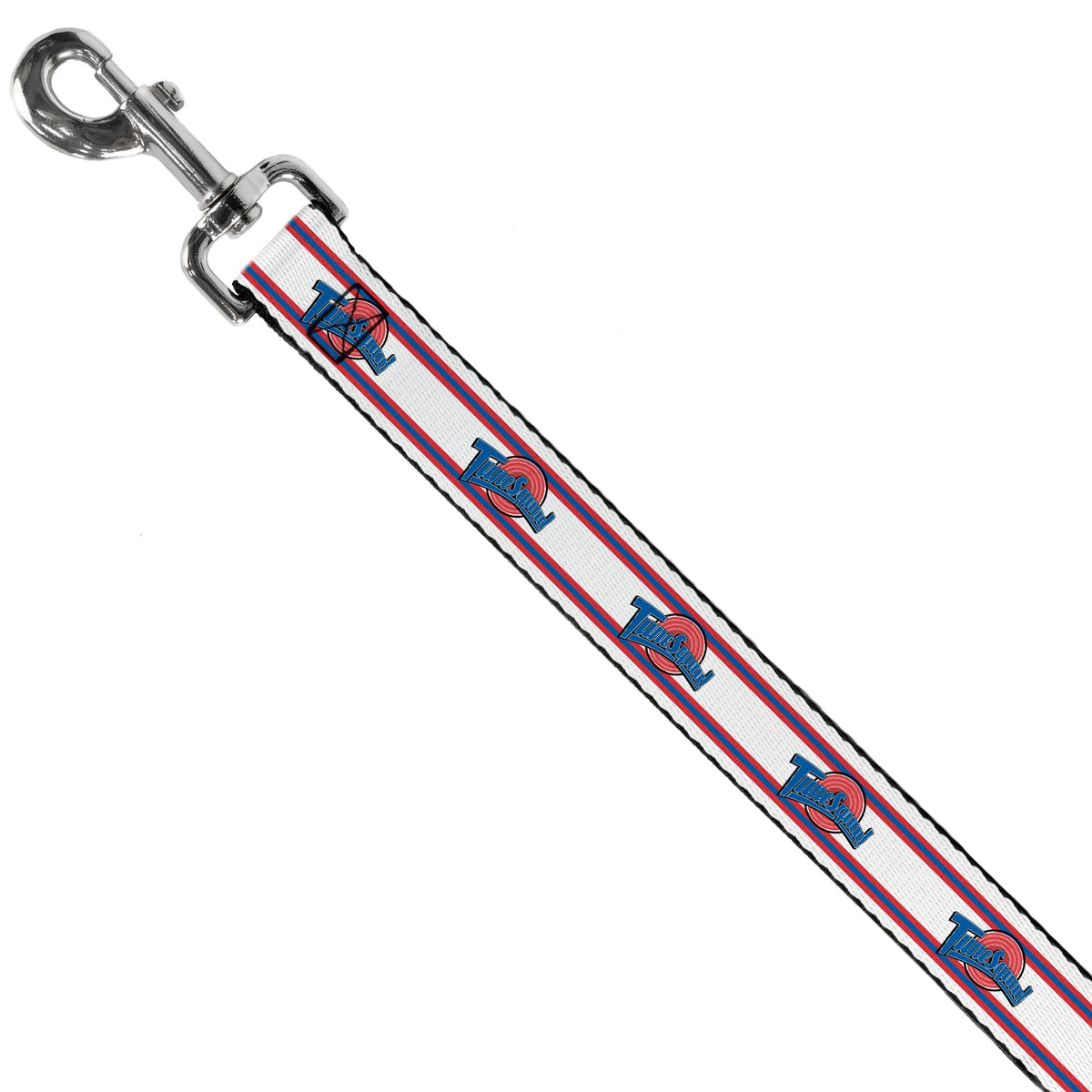 Dog Leash - Space Jam TUNE SQUAD Logo Stripe White/Red/Blue 