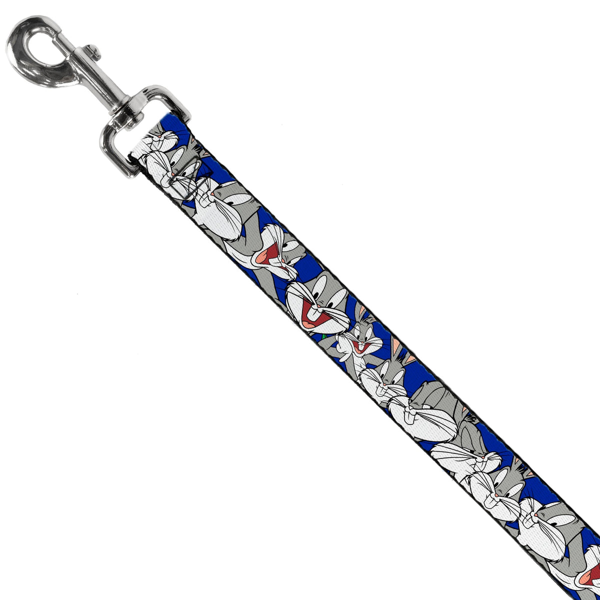 Dog Leash - Bugs Bunny CLOSE-UP Poses Blue 