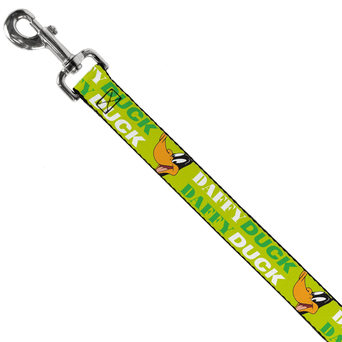 Dog Leash - DAFFY DUCK w/Face CLOSE-UP Greens 