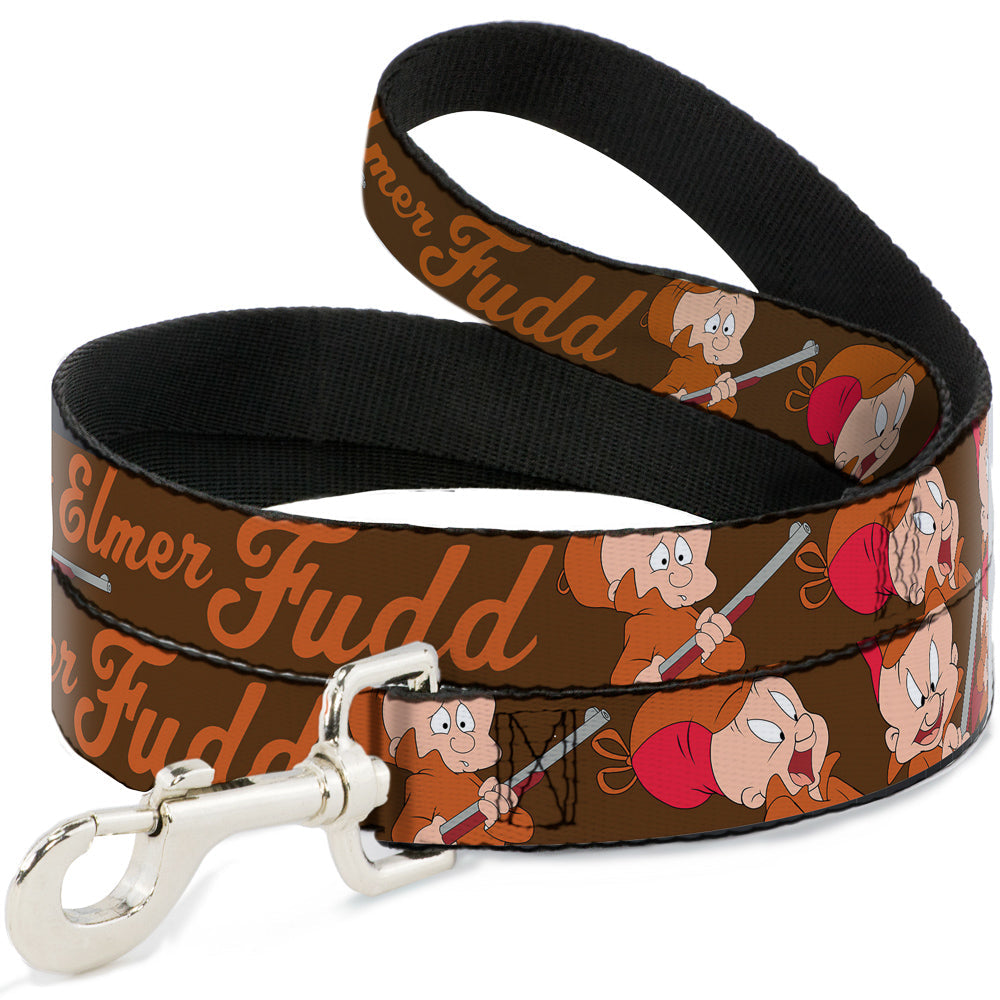 Dog Leash - ELMER FUDD w/Poses Browns 