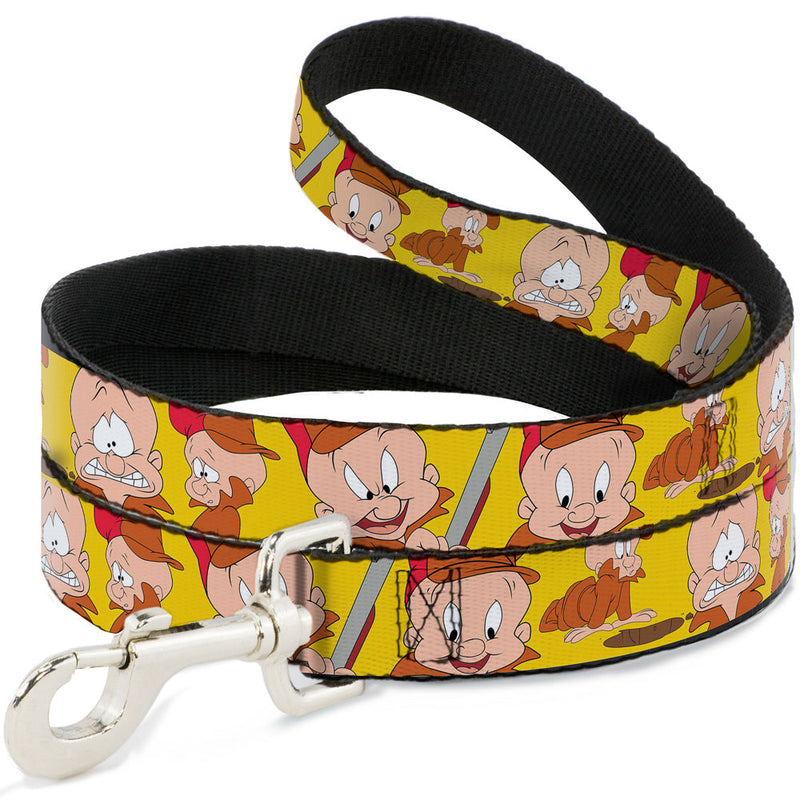 Dog Leash - Elmer Fudd Expressions Yellow 