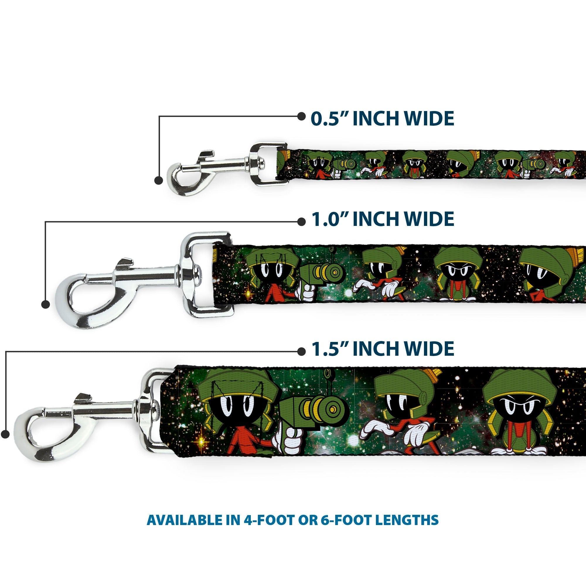 Dog Leash - Marvin the Martian 4-Poses Galaxy 