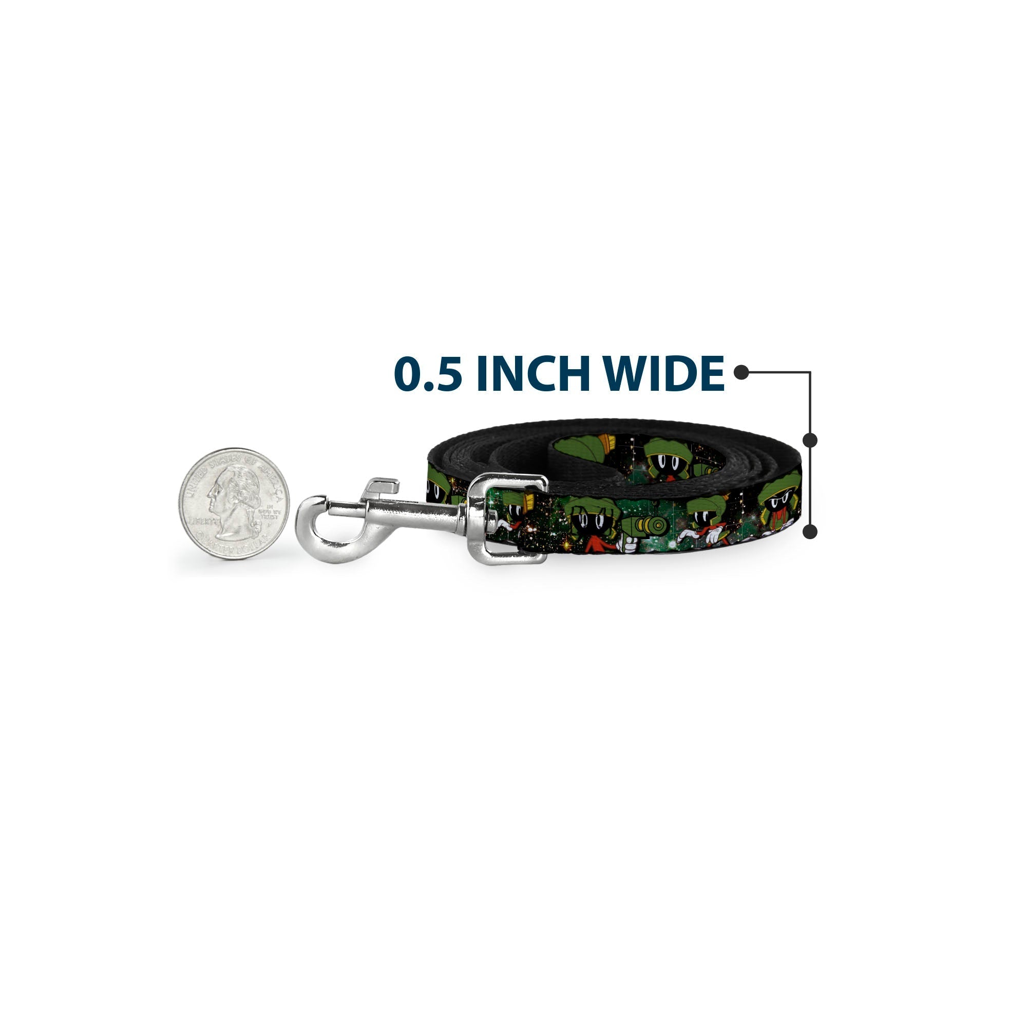 Dog Leash - Marvin the Martian 4-Poses Galaxy 