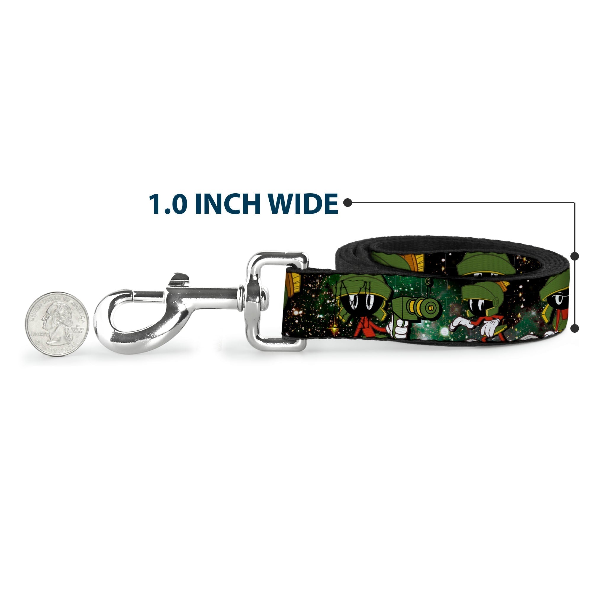 Dog Leash - Marvin the Martian 4-Poses Galaxy 