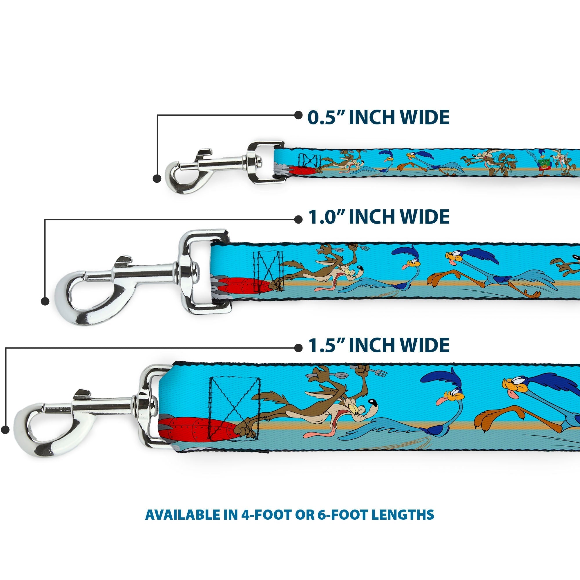 Dog Leash - Road Runner/Wile E. Coyote Scene2 Desert