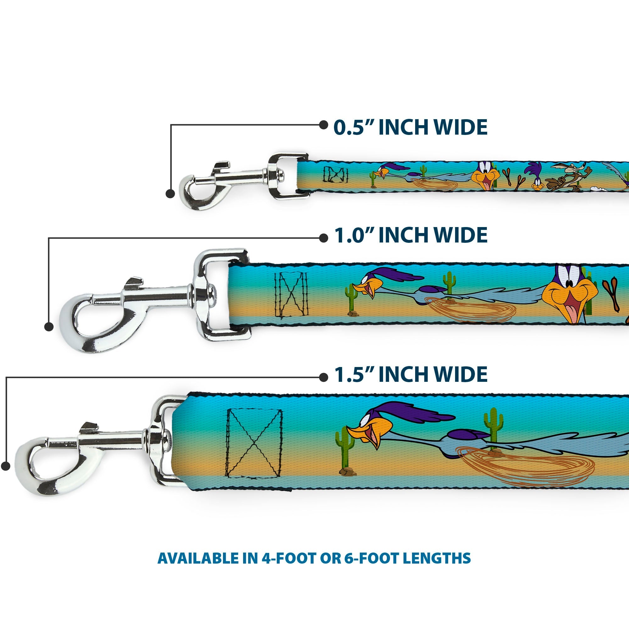 Dog Leash - Road Runner/Wile E. Coyote Scene1 Desert - HT Animal Supply
