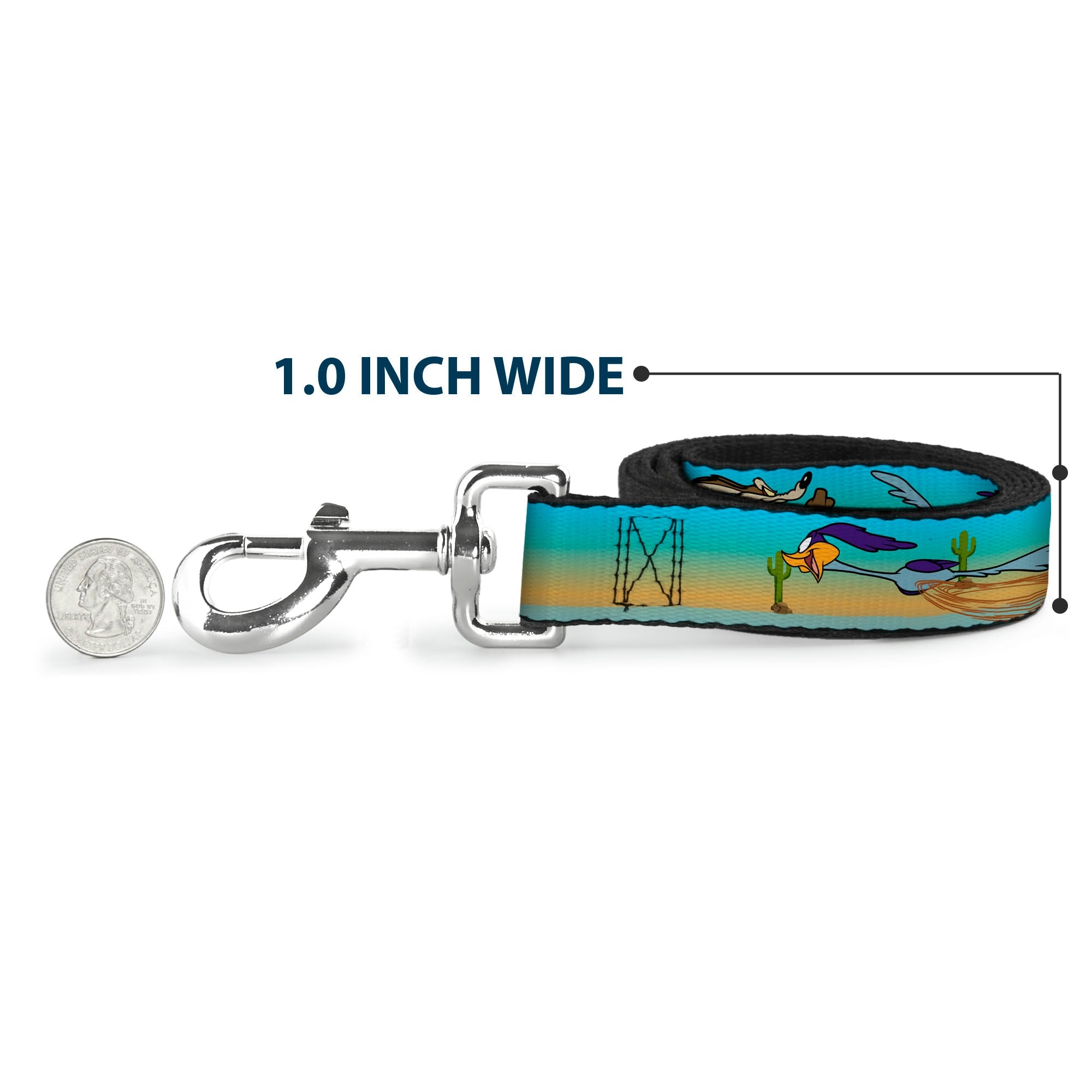 Dog Leash - Road Runner/Wile E. Coyote Scene1 Desert - HT Animal Supply