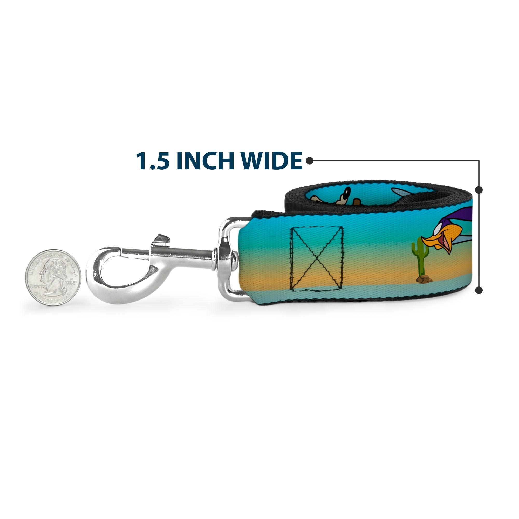 Dog Leash - Road Runner/Wile E. Coyote Scene1 Desert - HT Animal Supply