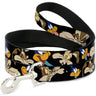Dog Leash - Road Runner/Wile E. Coyote Expressions CLOSE-UP Black