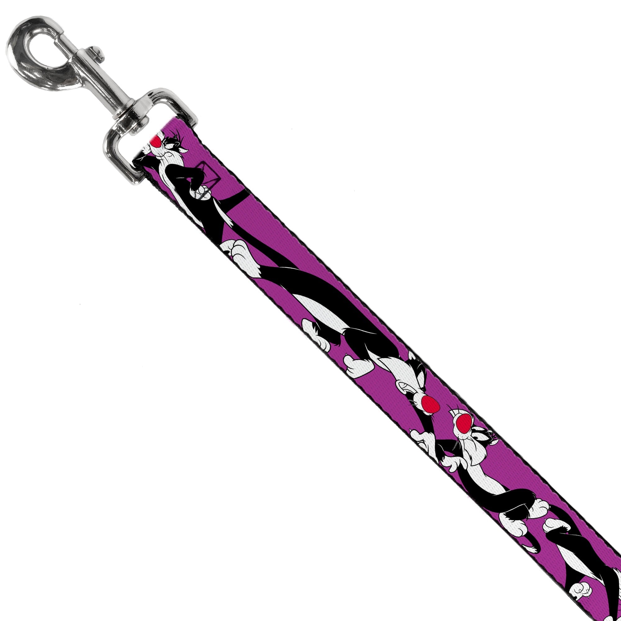 Dog Leash - Sylvester the Cat Poses Purple 