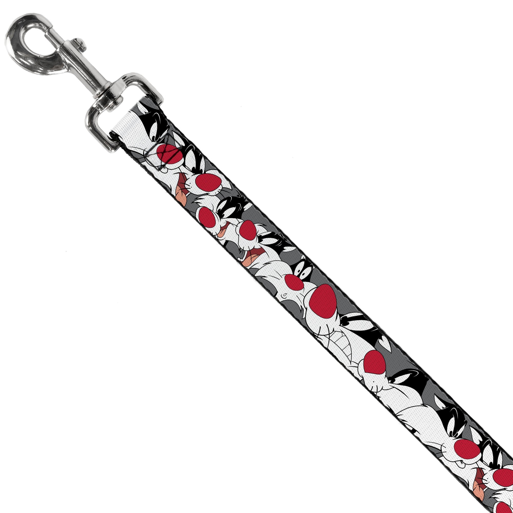 Dog Leash - Sylvester the Cat Expressions Gray 